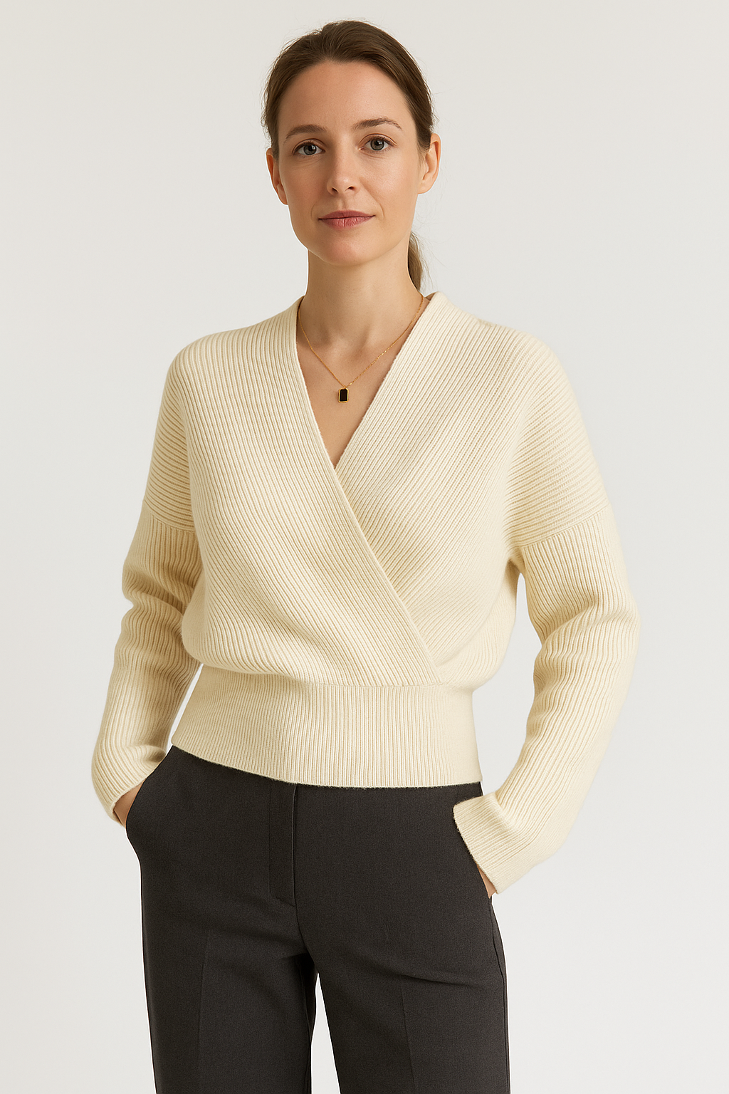 Aldis | Women's Wrap Sweater for Fall – Chic & Comfortable Layering Piece