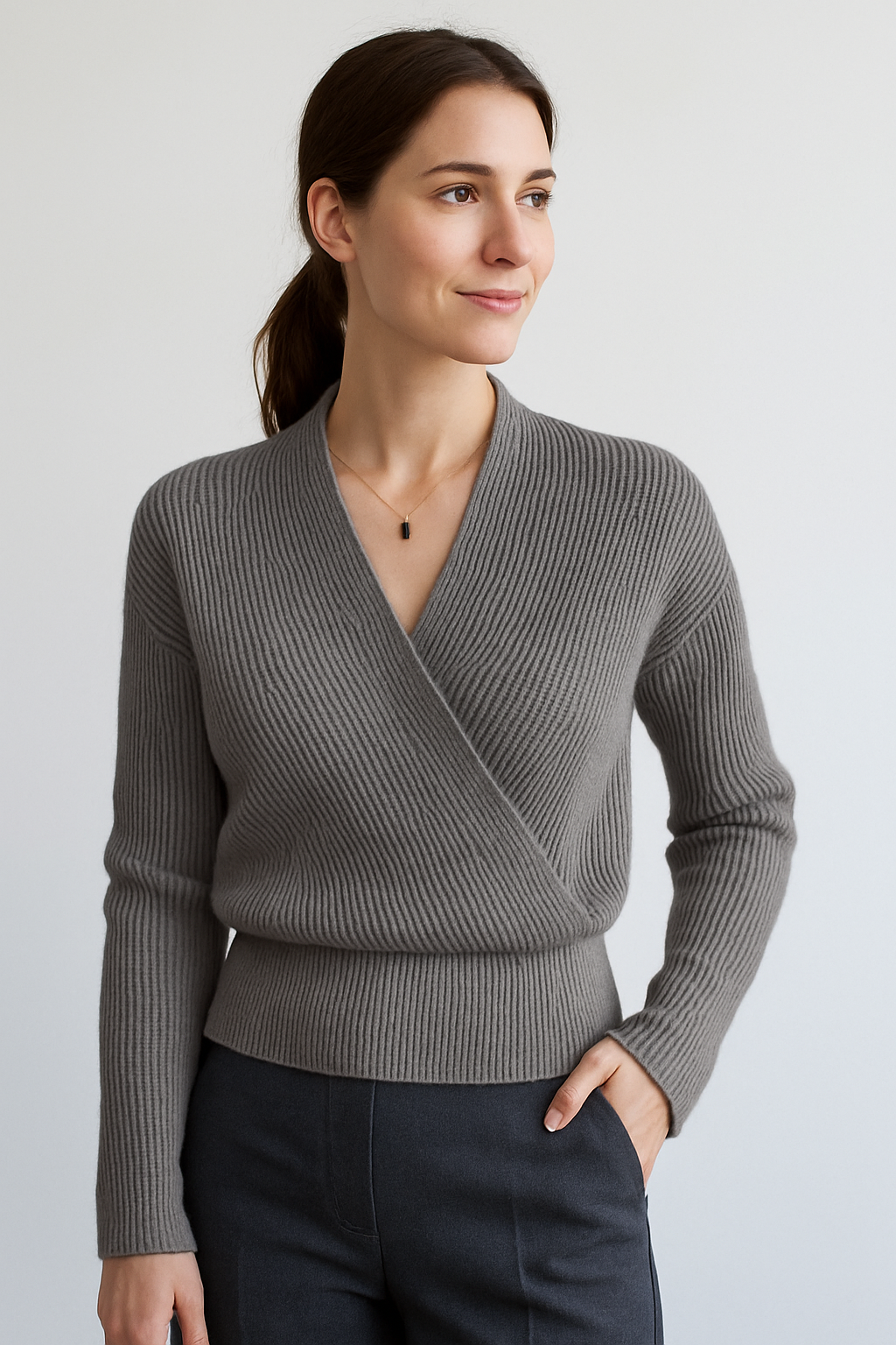 Aldis | Women's Wrap Sweater for Fall – Chic & Comfortable Layering Piece