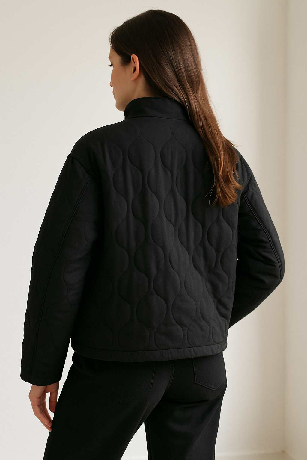 Ameera | Women's Plaid Jacket – Lightweight Cotton Blend for Everyday Style