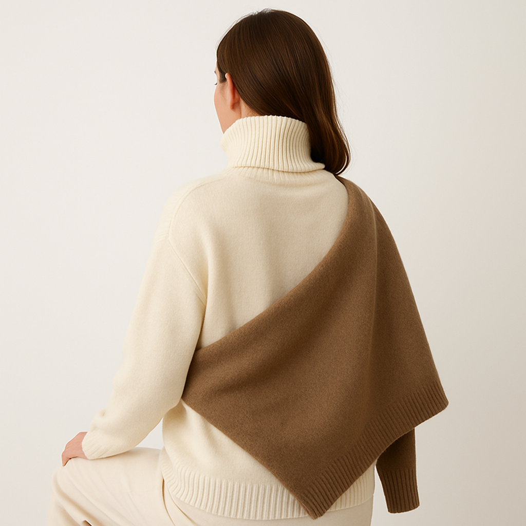 Amelia - Women's Cashmere Turtleneck Sweater - Soft, Warm & Elegant Knitwear