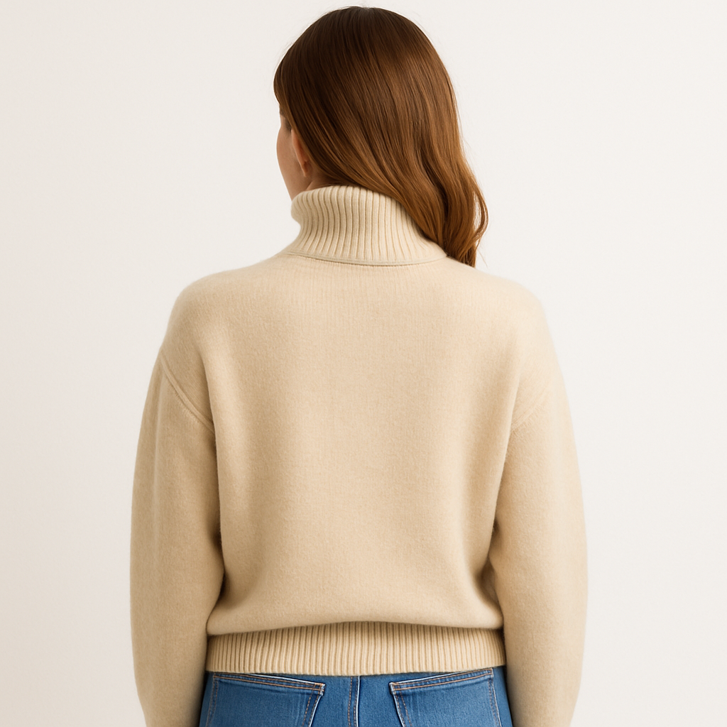 Amelia - Women's Cashmere Turtleneck Sweater - Soft, Warm & Elegant Knitwear