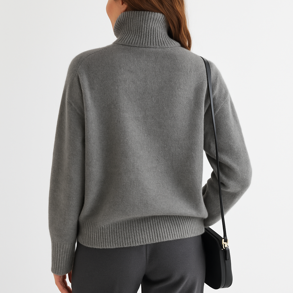 Amelia - Women's Cashmere Turtleneck Sweater - Soft, Warm & Elegant Knitwear
