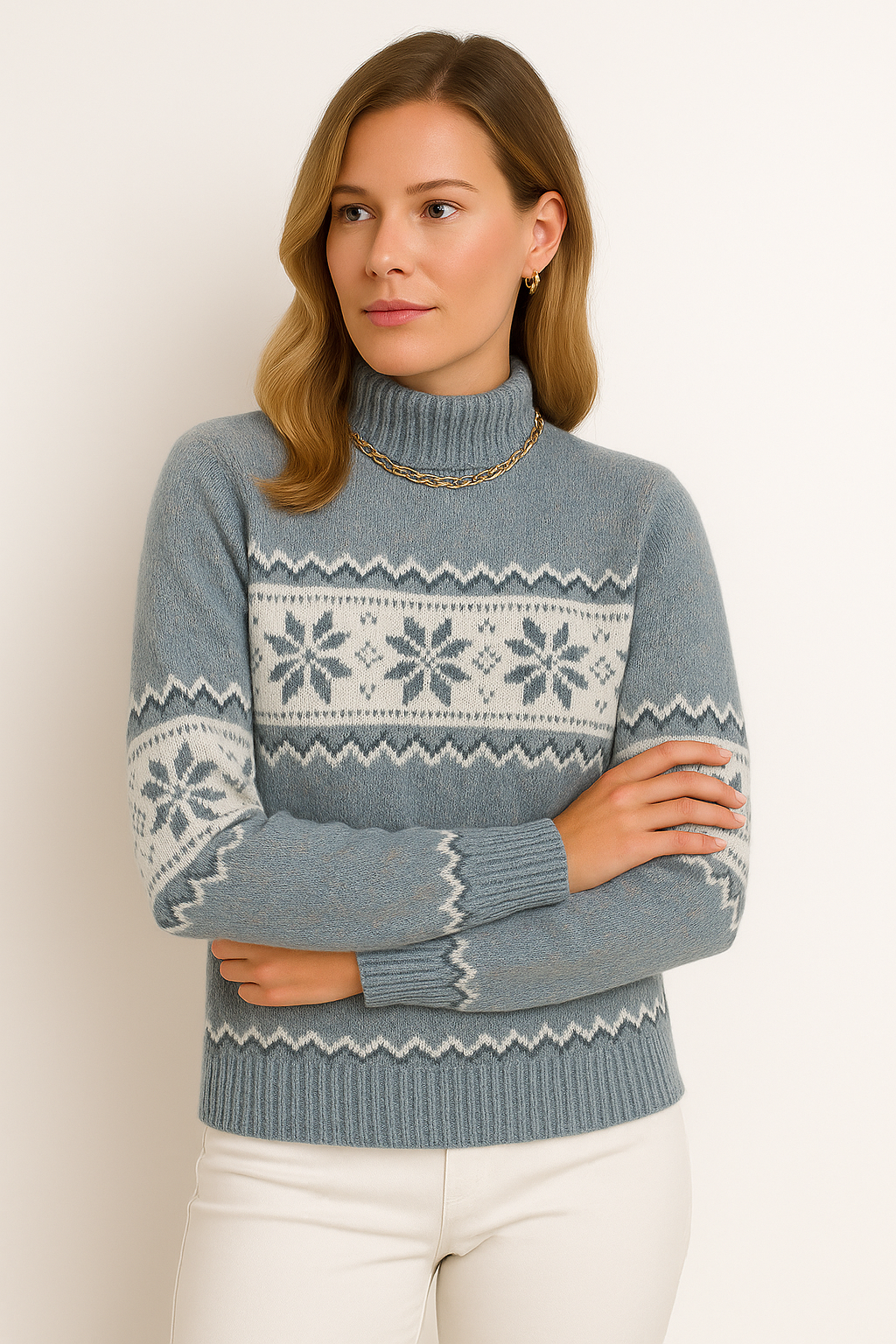 Chloe - Comfortable Women's Knit Sweater - Soft Fabric, Relaxed Fit & Versatile Style