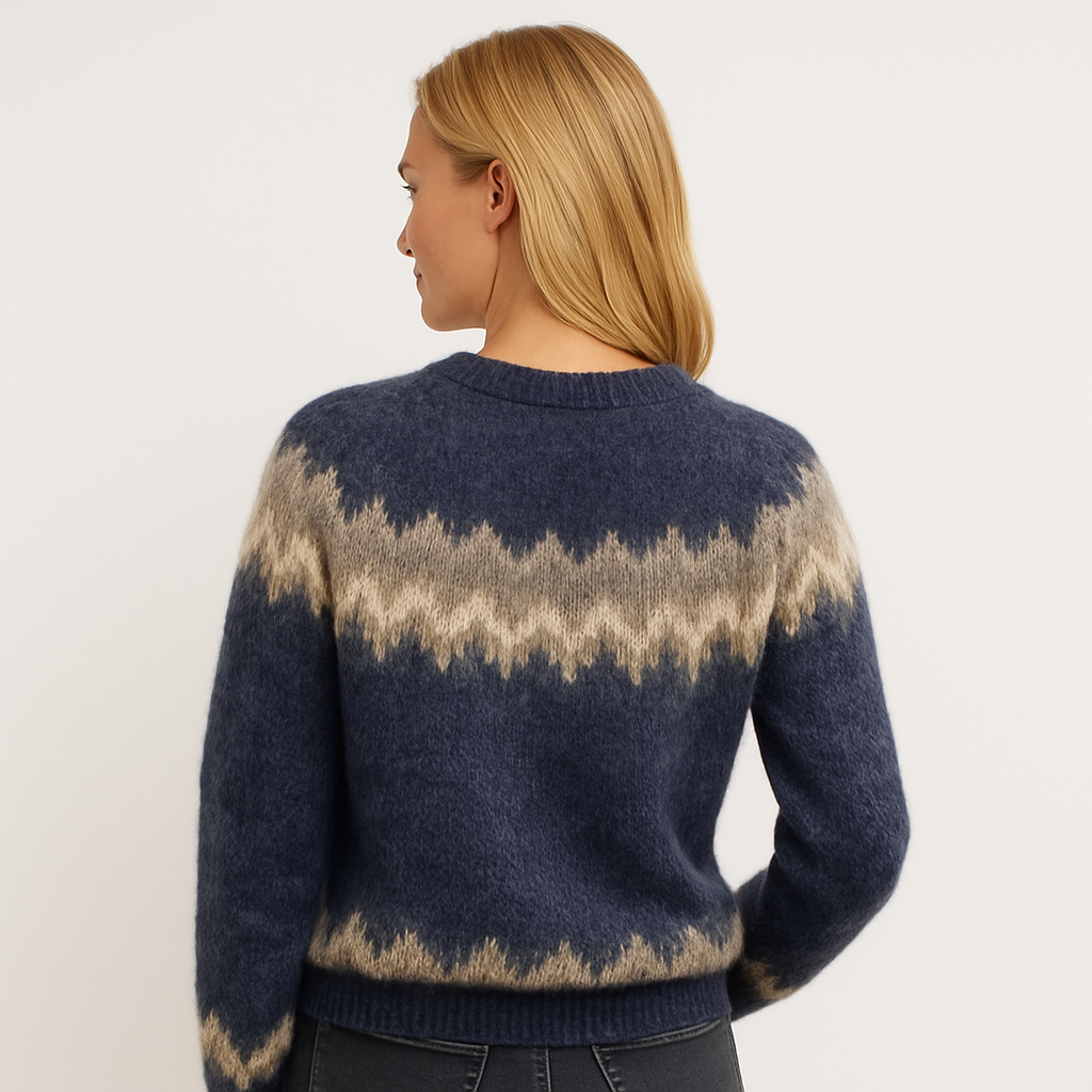 Eulalie - Cozy Warm Knitted Sweater with Elegant Design and Flattering Fit