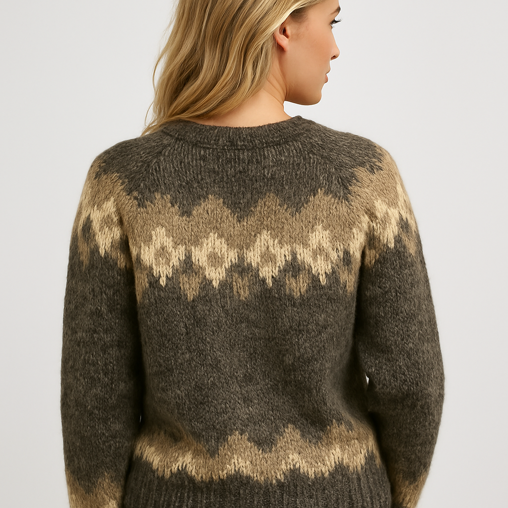 Eulalie - Cozy Warm Knitted Sweater with Elegant Design and Flattering Fit