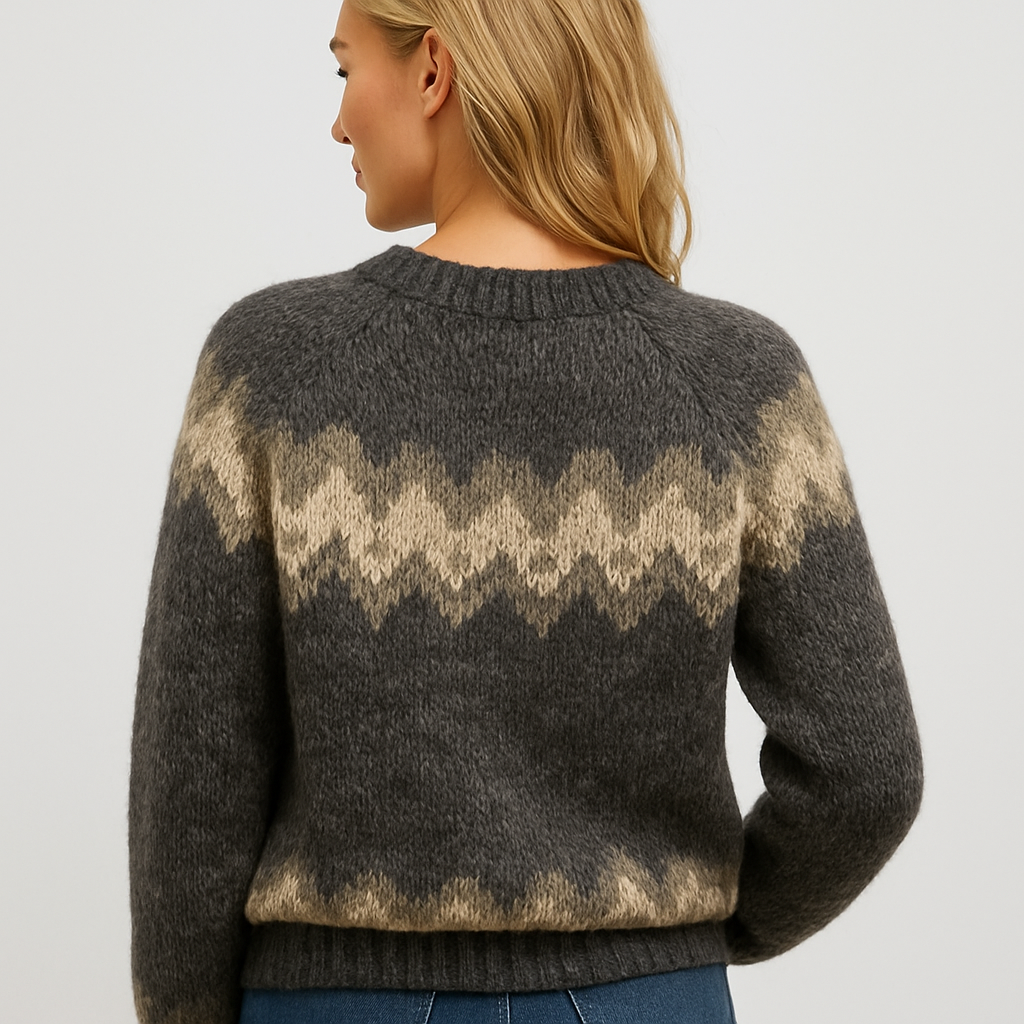 Eulalie - Cozy Warm Knitted Sweater with Elegant Design and Flattering Fit