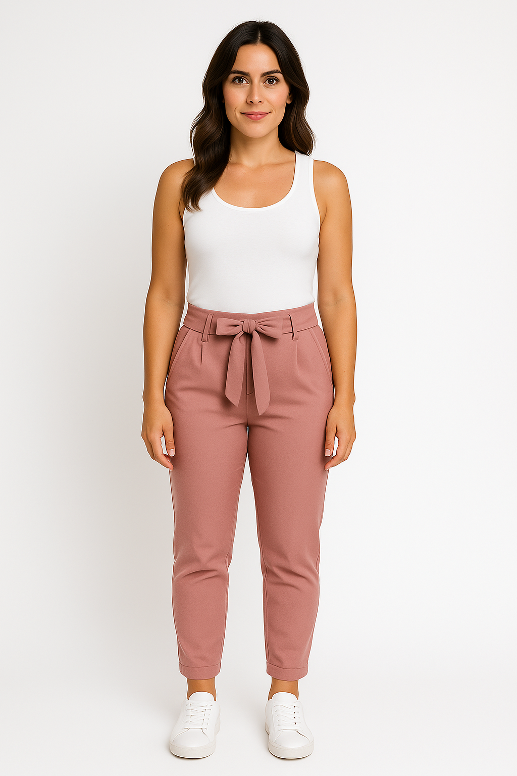 Olivia - Relaxed High-Waisted Women's Pants – Soft Fabric, Flattering Fit, and Casual Style