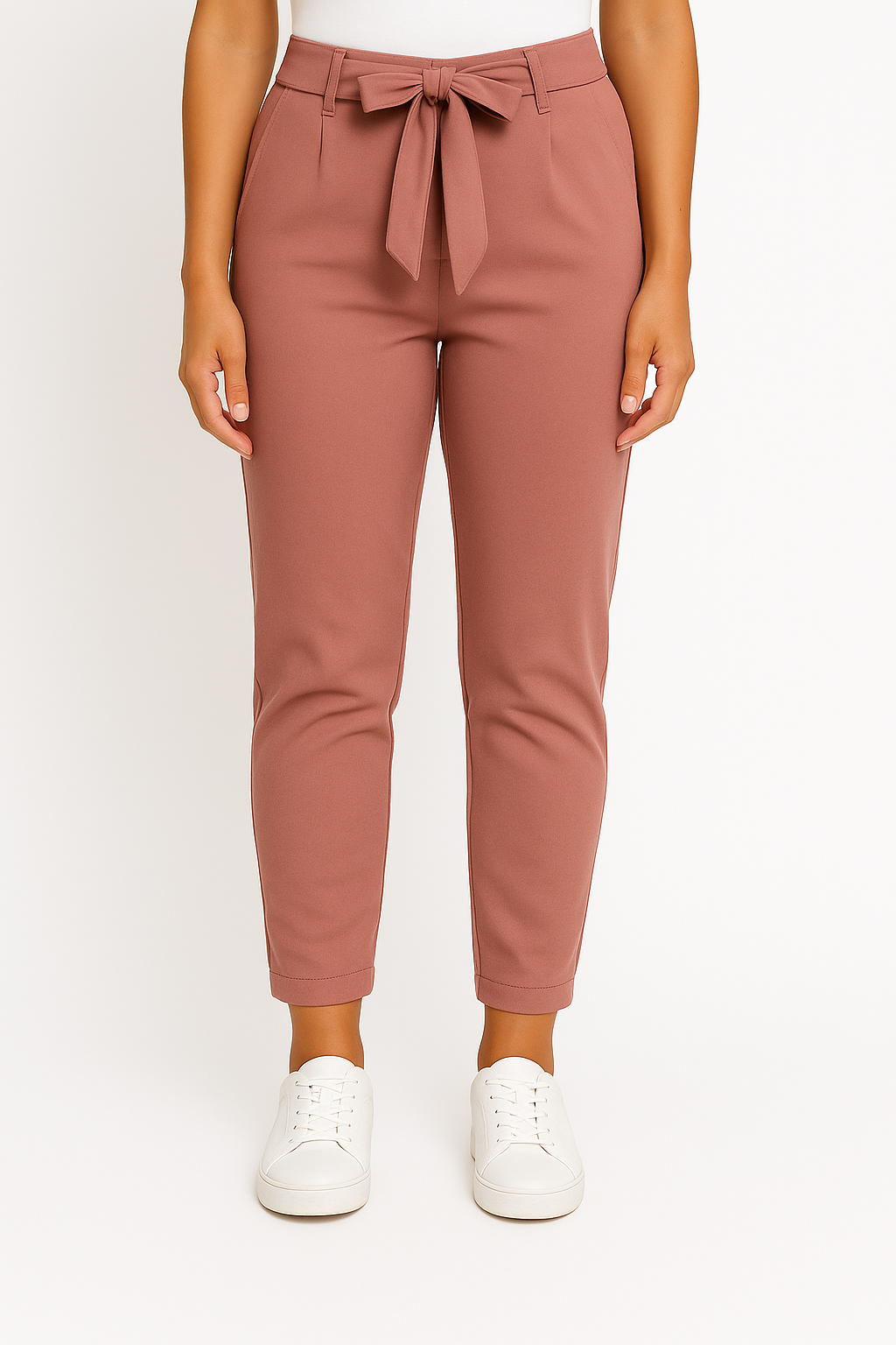 Olivia - Relaxed High-Waisted Women's Pants – Soft Fabric, Flattering Fit, and Casual Style