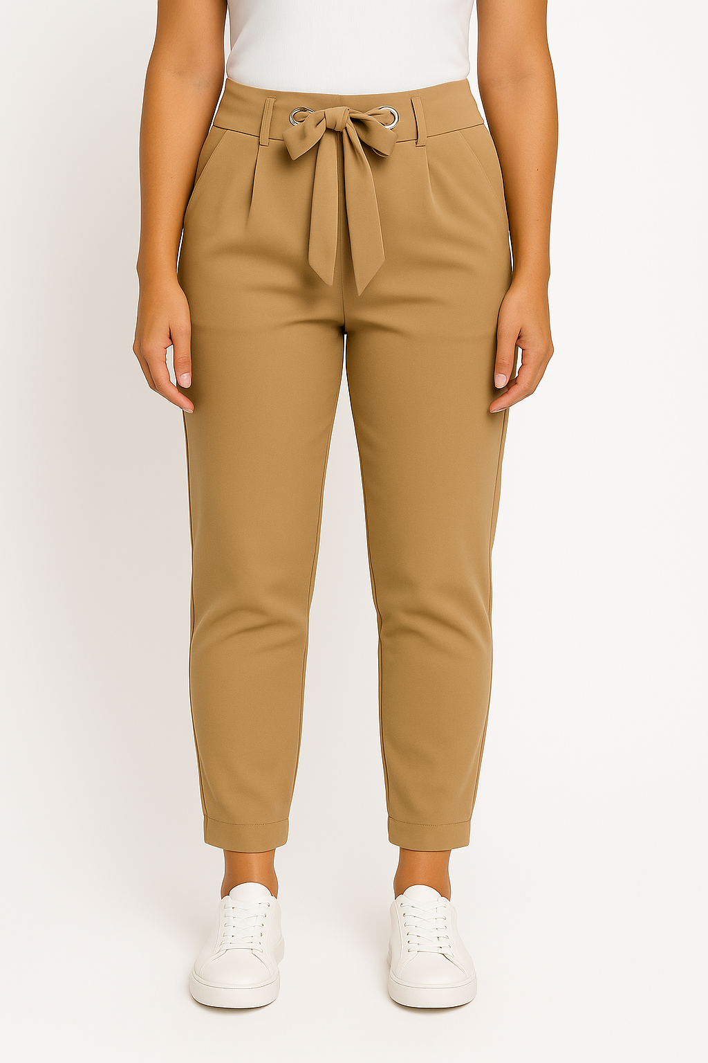 Olivia - Relaxed High-Waisted Women's Pants – Soft Fabric, Flattering Fit, and Casual Style
