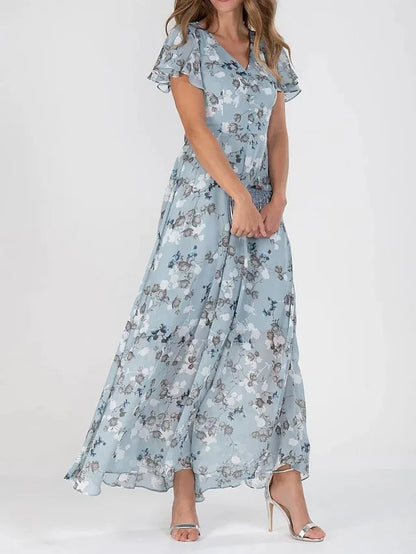 Elegant Floral Dress for Women - Graceful & Versatile Style