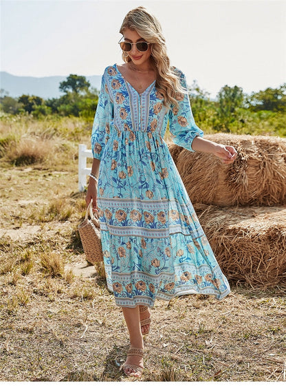 Bonnie | Bohemian Summer Dress – Embrace the Beauty of Boho-Chic