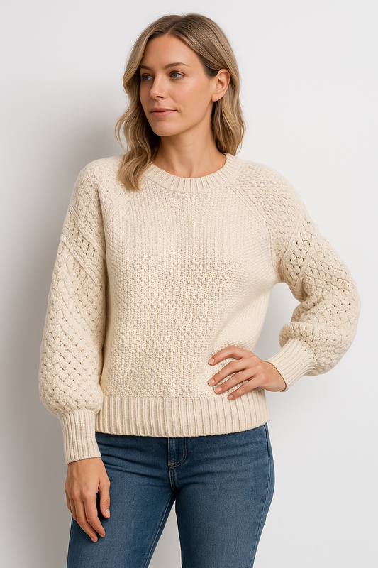 Amelia - Comfortable Women’s Knit Sweater – Soft Fabric, Relaxed Fit & Versatile Style