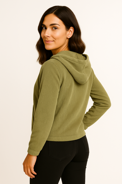 Amy - Women's Corduroy Jacket – Soft Cord Fabric, Relaxed Fit for Everyday Style