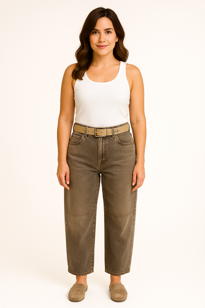 Lucy - Relaxed Wide-Leg Women's Jeans – High-Rise, Flattering Fit, Soft Denim for Everyday Comfort